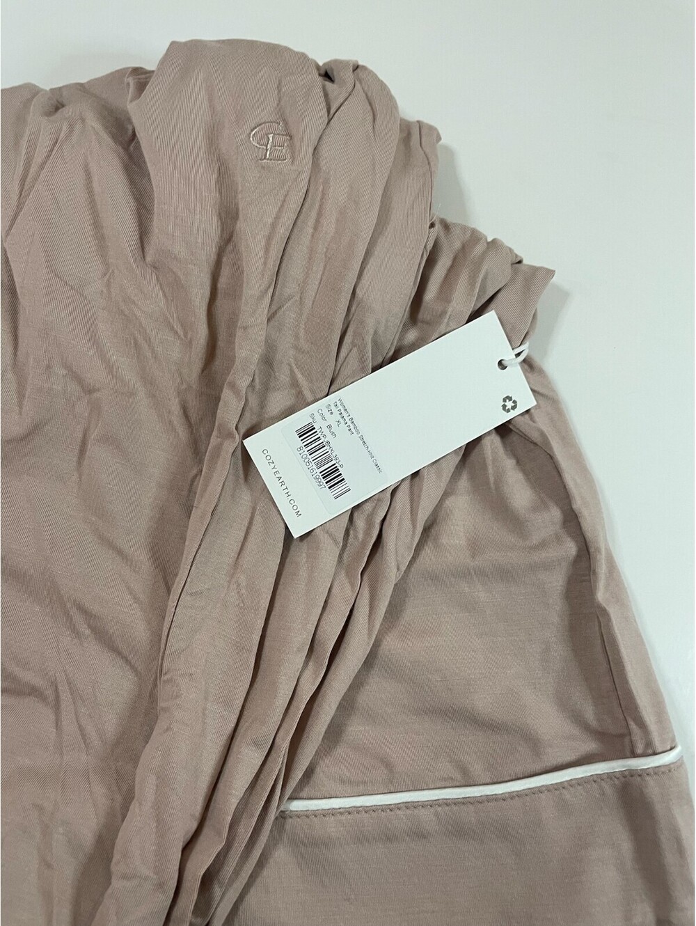 Cozy Earth Bamboo Stretch Knit Classic Tall Pajama Pant Blush Pink XL NWT - Picture 3 of 4